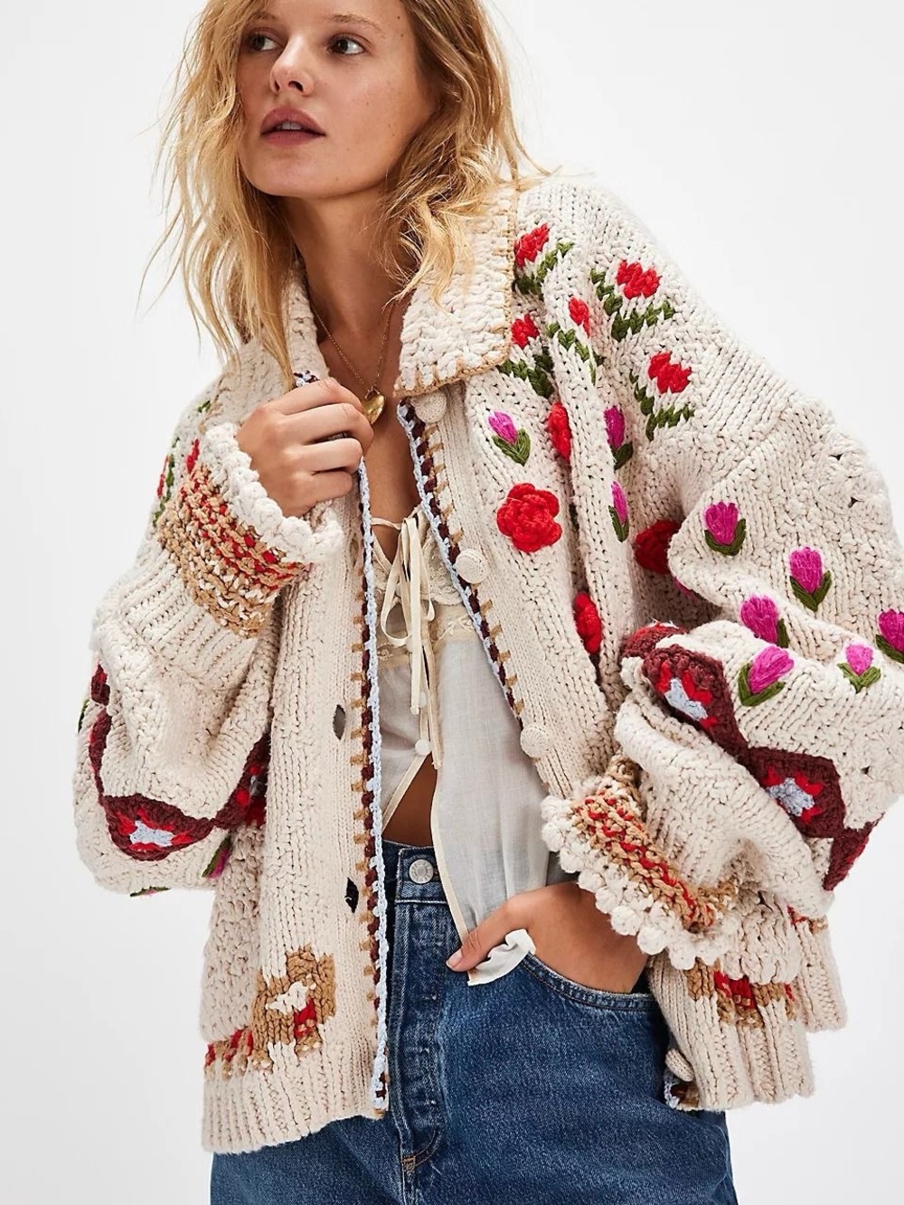 Free People - Rosebud Cardigan